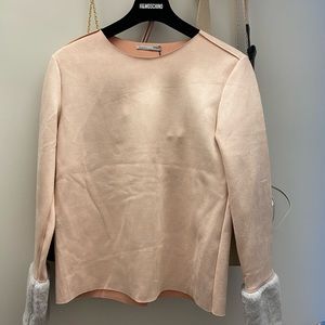 Zara pink top